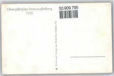 93047 W8400 Regensburg Künstlerkarte Kreisausstellung 1910, sign. Jos. Koch