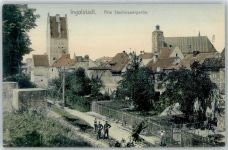 85049 W8070 Ingolstadt , Donau - Alte Stadtmauerpartie