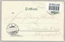 04539 O7222 Groitzsch b Pegau Lithographie / Künstlerkarte Marktplatz , Rathaus