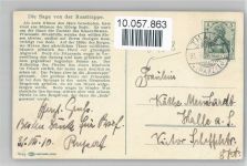 06502 O4308 Thale Künstlerkarte Rosstrappe