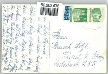 69469 W6940 Weinheim , Bergstr - Marktplatz, Wachenburg, Burgruine Windeck, Brunnen, Rathaus