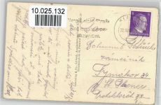 24103 W2300 Kiel , Ostsee 1943 - Bahnhof und Hansa Hotel