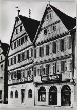 97980 W6990 Bad Mergentheim 1956 Foto AK Engel Apotheke
