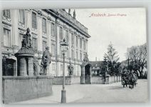 91522 W8800 Ansbach 1915 - Schloß Eingang Kutsche