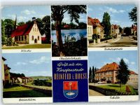 23858 W2067 Reinfeld (Holstein) - Kirche, Bahnhofstraße, Claudiushaus, Schule, Herrenhusen