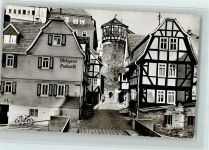 36341 W6420 Lauterbach (Hessen) - Ankerturm Fachwerkhaus Metzgerei Duchardt