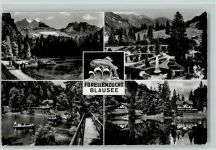 Blausee-Mitholz Mitholz Forellenzucht Blausee 1967 AK Fisch