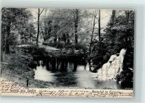 W1000 Berlin Tiergarten Wasserfall im Tiergarten Wasserfall 1906