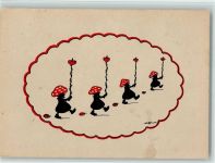 Reichsbund der Körperbehinderten - vermenschlichte Pilze Forck, E.