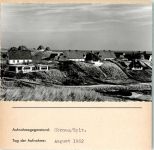 25997 W2284 Hörnum (Sylt) FOTO KEINE AK Ortsansicht Foto montiert auf Karton