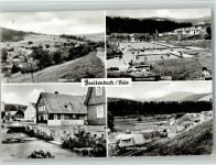 37327 W7091 Breitenbach , Eichsfeld - Teilansicht Schwimmbad Hauptstraße Campingplatz