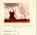 25938 W2270 Wrixum FOTO KEINE AK Windmühle Foto montiert auf Karton
