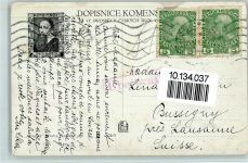 Bauernstube- Gebet vor dem Essen AK Trachten Tschechien