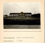 25761 W2242 Büsum FOTO KEINE AK Reichsbund-Heim Foto montiert auf Karton