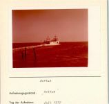 26757 W2972 Borkum FOTO KEINE AK Rottum Foto montiert auf Karton