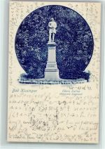 W8730 Bad Kissingen Obere Saline Bismarck-Denkmal Bismarckdenkmal 1899