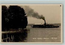 W8132 Tutzing Ufermotiv Raddampfer