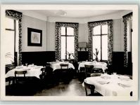 W5427 Bad Ems Innenaufnahme Speisesaal gedeckter Tisch