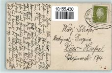 Tannenzapfen mit Lametta AK Weihnachten 1926