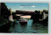 20095 W2000 Hamburg - Leinpfad mit Hochbahn