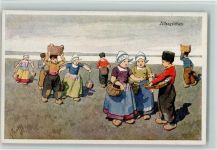 BKW Serie 176-5 , Hollandkinder, gute Erhaltung AK Feiertag, K.