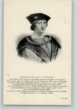 ND Phot. Nr. 133 Charles VIII Dit L'Affable Adel Frankreich