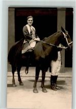 Reiter im Kostüm ca 1935 AK Privatfoto Foto AK