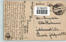 Kinder lassen Kerzen schwimmen - signiert GL Neujahr 1917 Künstlerkarte