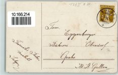 Verlag EAS - Siegel mit Hufeisen, Pergamentrolle , Kleeblätter AK Neujahr 1911 Lithographie