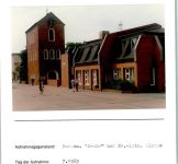 26757 W2972 Borkum FOTO KEINE AK Arche und Evangel.-Luth. Kirche Foto montiert auf Karton