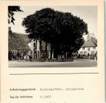 25938 W2270 Nieblum FOTO KEINE AK Dorfpartie Foto montiert auf Karton