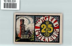24321 W2322 Lütjenburg , Holst - Notgeld Turm