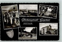 48712 W4423 Gescher - Glockengießerei Partie an der Beckel Mariä Himmelfahrtskirche Haus Hall