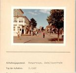 26486 W2946 Wangerooge , Nordseebad FOTO KEINE AK Zedeliusstraße Foto montiert auf Karton