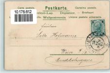Verlag Erika 712 -Weihnachten, Mann holt einen Tannenbaum aus dem Wald AK Mailick, A. 1902 Lithographie