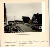 27472 W2190 Berensch FOTO KEINE AK Jugendfreizeitstätte des Landkreises Stade Foto montiert auf Karton