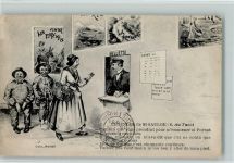 Legendes de St. Saulge Nr. 8 Au Tacot Propaganda WK I 1915