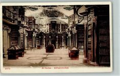 St. Gallen S. Gallo Stiftsbibliothek , Innenansicht AK Bibliothek 1925