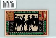 06749 O4400 Bitterfeld - Notgeld Scherenschnitt