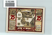 34369 W3520 Hofgeismar - Notgeld Sababurg im Reinhardswald