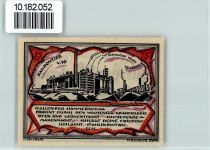 Stettin Szczecin - Notgeld Randowlied Eisenwerk Kraft Kratzwieck