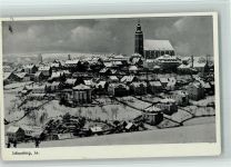 08289 O9412 Schneeberg , Erzgeb - Ortsansicht Winteraufnahme