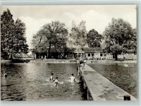 O7295 Schildau , Gneisenaustadt Freibad am Neumühlenteich Schwimmen