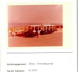 27472 W2190 Cuxhaven FOTO KEINE AK Cuxhaven Döse Strandexpreß Foto montiert auf Karton