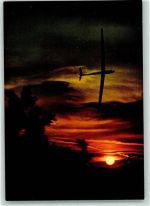 Sonnenuntergang Segelflug