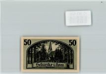 38879 O3706 Schierke am Brocken - Notgeld Neue Kirche Goethe