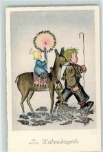 AK mit Glimmerauflage Verlag Haering Nr. 454 Weihnachten AK mit Glitzer