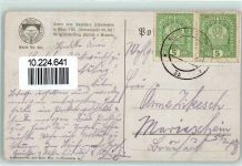 Karte Nr. 906 Schulverein Gebrauchsspuren