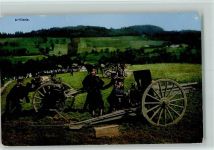 Artillerie - Grenzbesetzung 1914 - Verlag Goetz Nr. 6023 AK Artillerie WK I