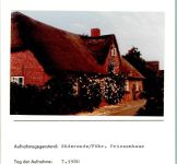 25938 W2270 Süderende auf Föhr FOTO KEINE AK Friesenhaus Foto montiert auf Karton